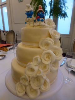 Una foto de Tarta para boda