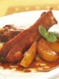 Una foto de Costillar de cerdo a la miel