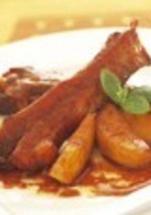 Una foto de Costillar de cerdo a la miel