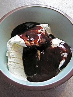 Una foto de Salsa de chocolate buenísima