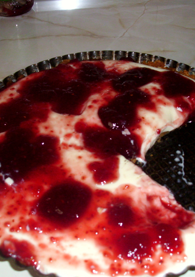Una foto de Tarta de queso philadelphia sin horno