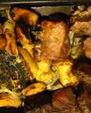 Bife de chorizo al horno con papas