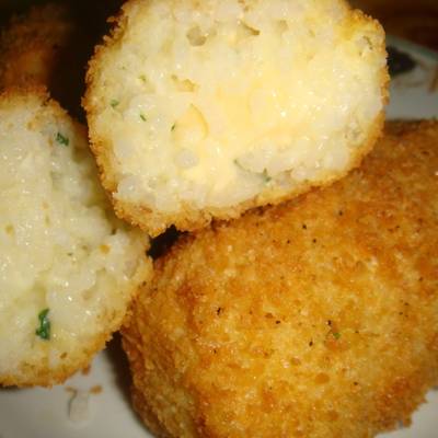 Croquetas con molde de arroz