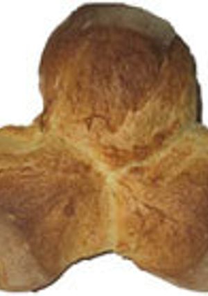Una foto de Pan de tres moños