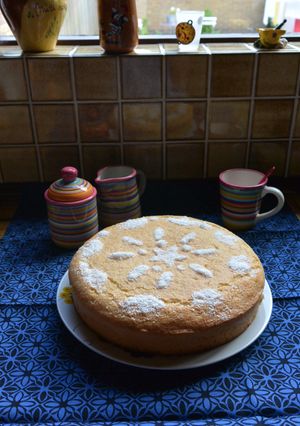 Foto principal de Bizcocho de coco sin gluten ni lactosa