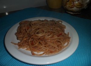 Una foto de Salsa pesto rosso