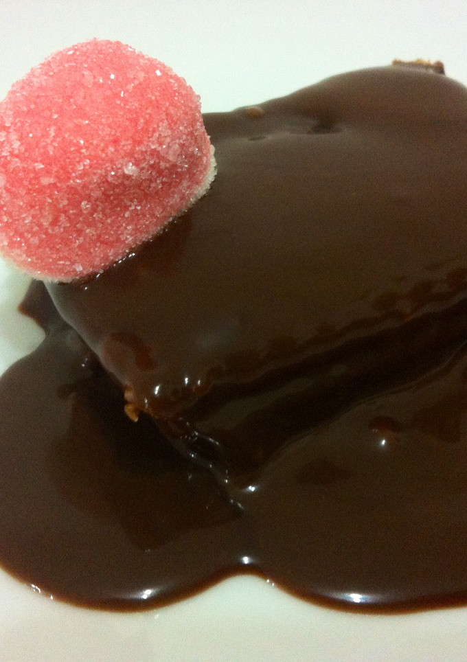 Una foto de Tarta de galleta y chocolate fácil