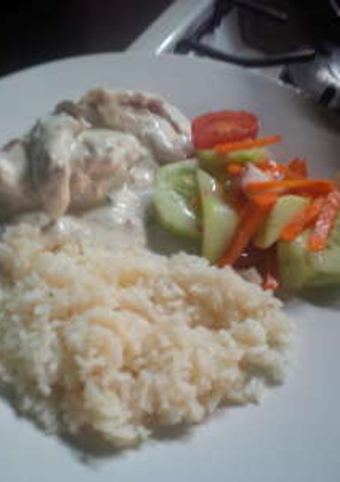 Una foto de Pollo en crema guatemalteco