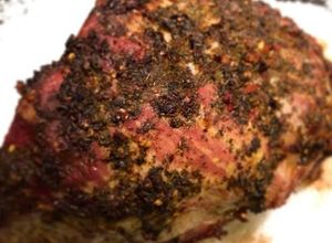 Foto principal de Bondiola de cerdo al horno con chimichurri