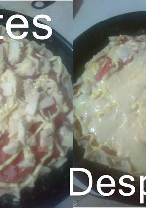 Una foto de Tarta abierta
