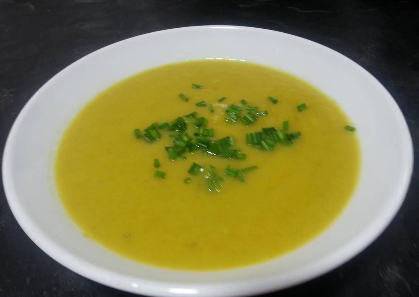 Crema de Chirivia y Manzana