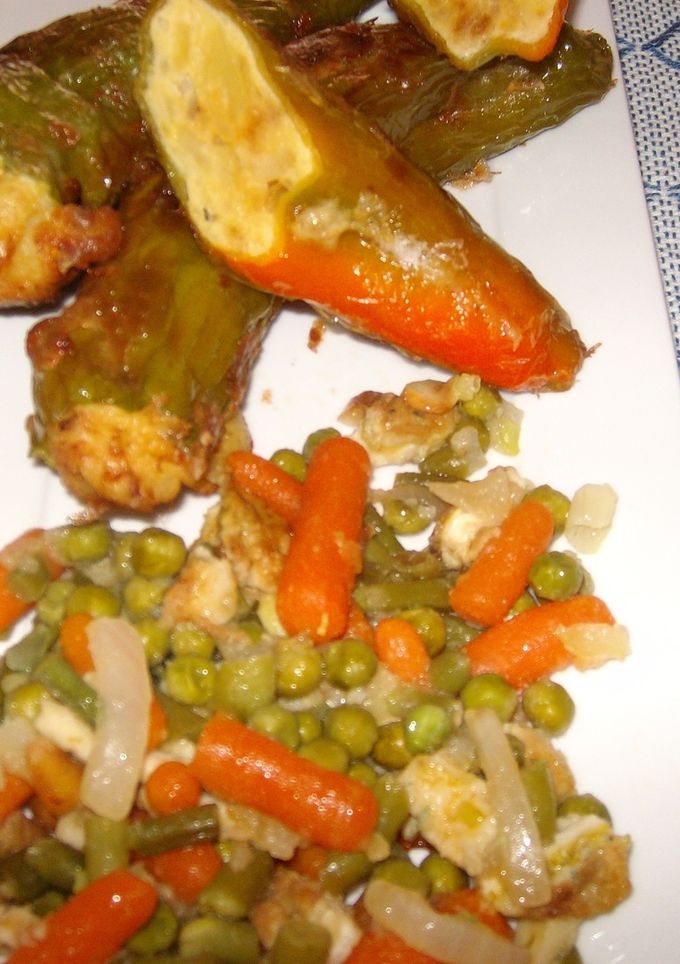 Una foto de Pimientos rellenos de tortilla 