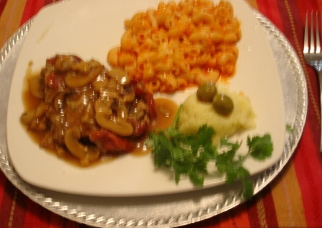 Pastel de carne molida a la mexicana