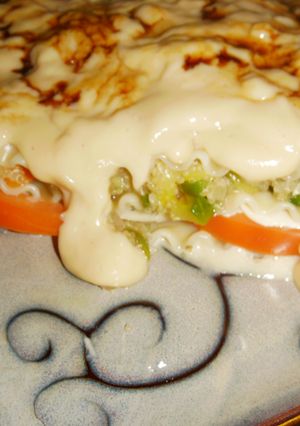 Una foto de Lasagna de verduras