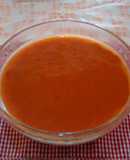 Passata o puré de tomates hecha en casa