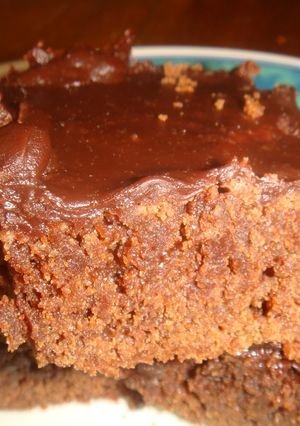 Una foto de Súper brownie de chocolate