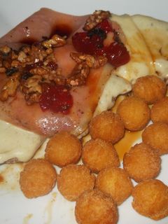 Una foto de Milanesa acaramelada con noisette