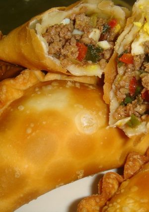 A picture of Fried Beef Empanadas (Criolla Style).