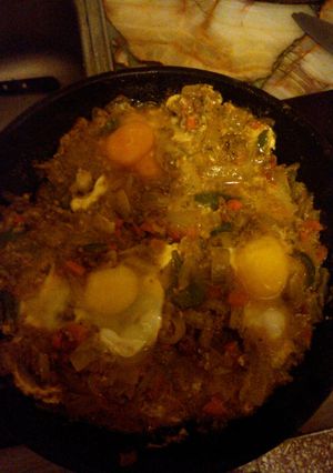 Una foto de Guisado de huevos