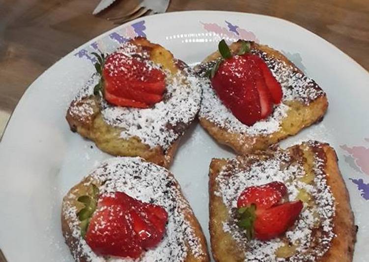 French toast o tostadas francesas