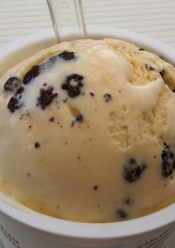 Una foto de Helado de Stracciatella