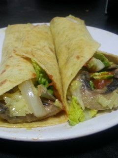 Una foto de Burritos vegetarianos y sanos
