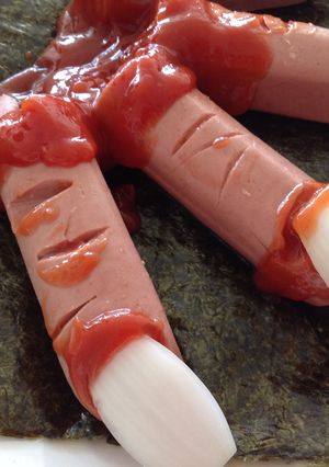 A picture of Bloody Halloween Fingers.
