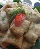 Paquetitos de crêpes rellenos