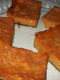 Cuadrados de dulce de leche