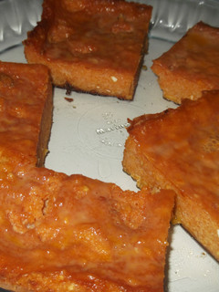 Una foto de Cuadrados de dulce de leche
