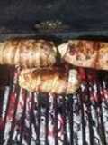 Asado a la parrilla de pamplonas de chancho