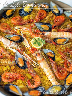 Una foto de Paella de marisco
