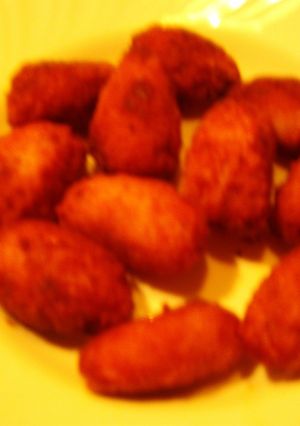 Una foto de Croquetas de palitos de cangrejo