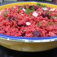 Ensalada de couscous red velvet