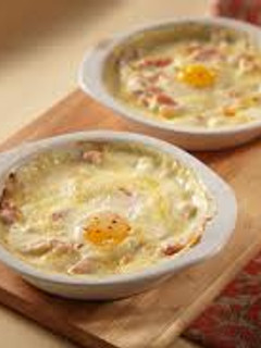 Una foto de Huevos con Jamón & Queso al Horno