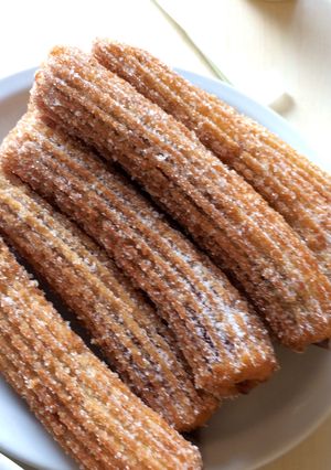 Una foto de Churros rellenos
