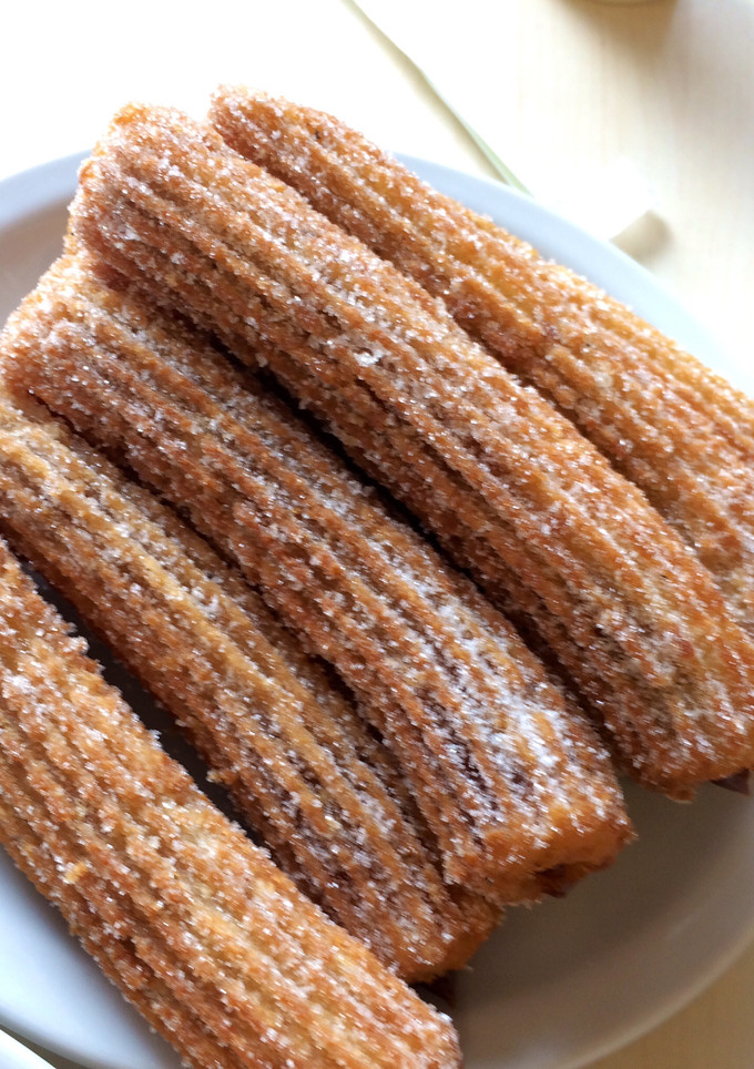 Una foto de Churros rellenos
