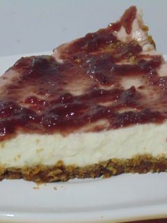 Una foto de Tarta de queso para diabéticos sin horno