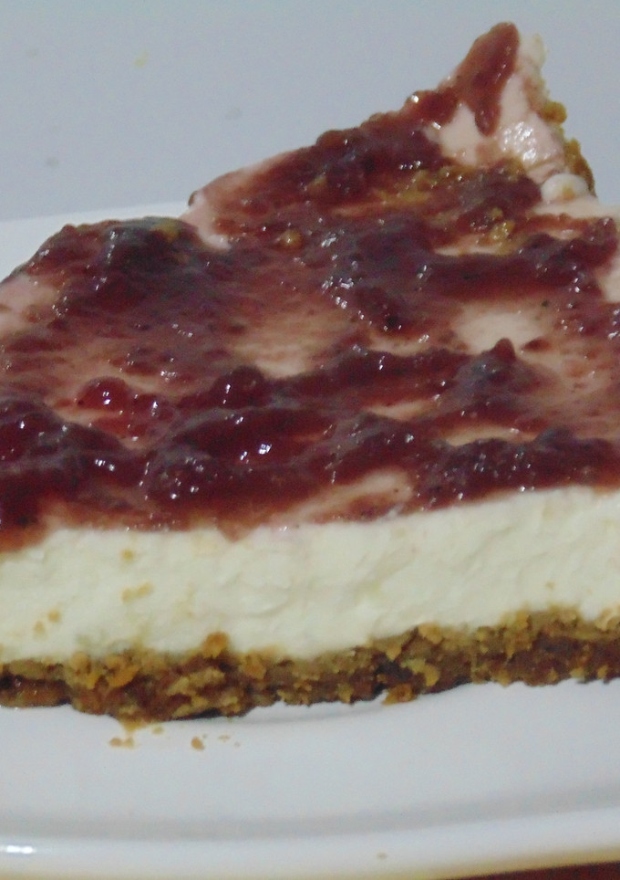 Una foto de Tarta de queso para diabéticos sin horno