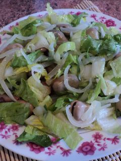 Una foto de Ensalada campera de habas