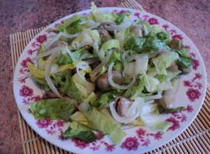 Una foto de Ensalada campera de habas