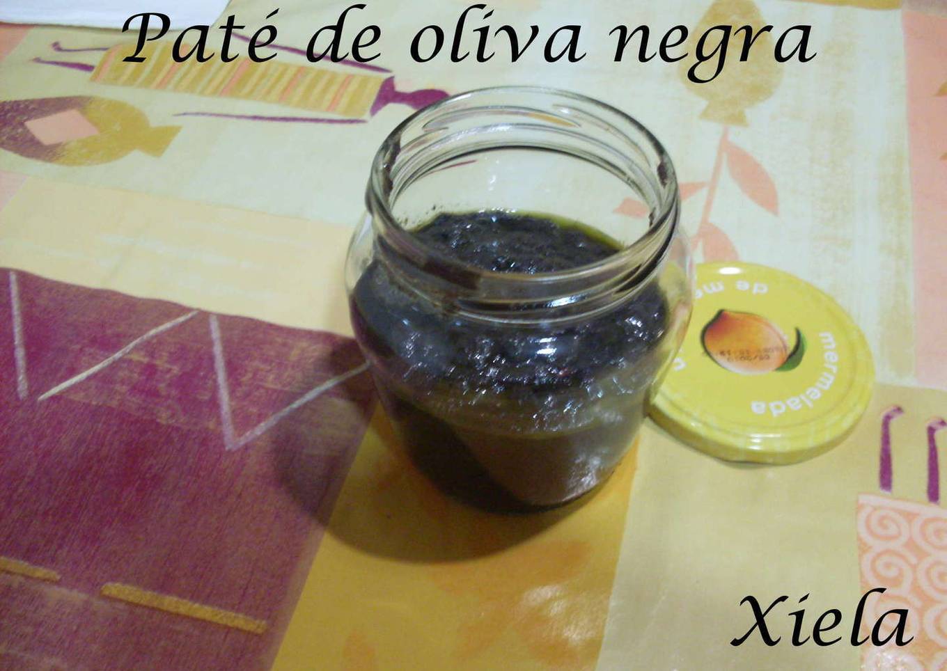 Paté de oliva negra