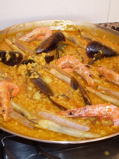 Una foto de Paella de mariscos (Thermomix 31)