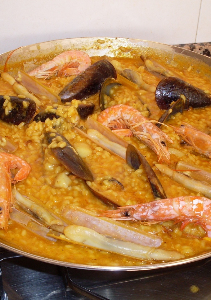 Una foto de Paella de mariscos (Thermomix 31)