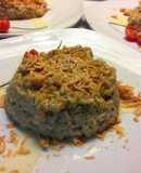 Risotto de boletus con foie
