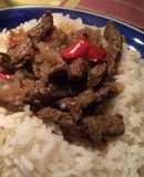 Carne asada marinada
