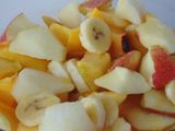 Macedonia de fruta variada