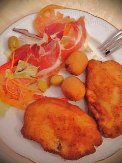 Una foto de Filetes de lomo de cerdo empanado