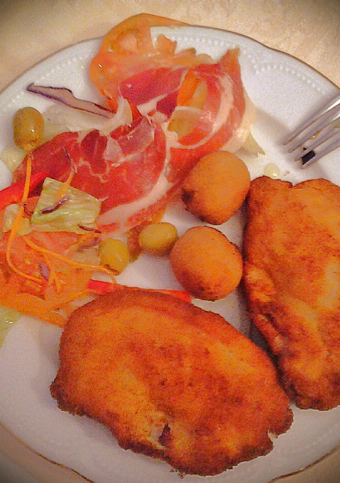 Una foto de Filetes de lomo de cerdo empanado