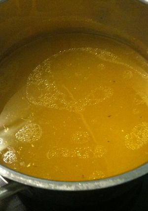 Una foto de Caldo de verdura